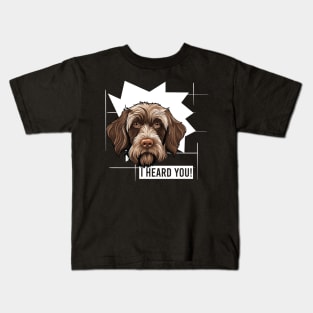 Funny Wirehaired Pointing Griffon Dog Owner Humor Kids T-Shirt